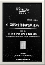 Letter of Authorization for Distribution by Trina